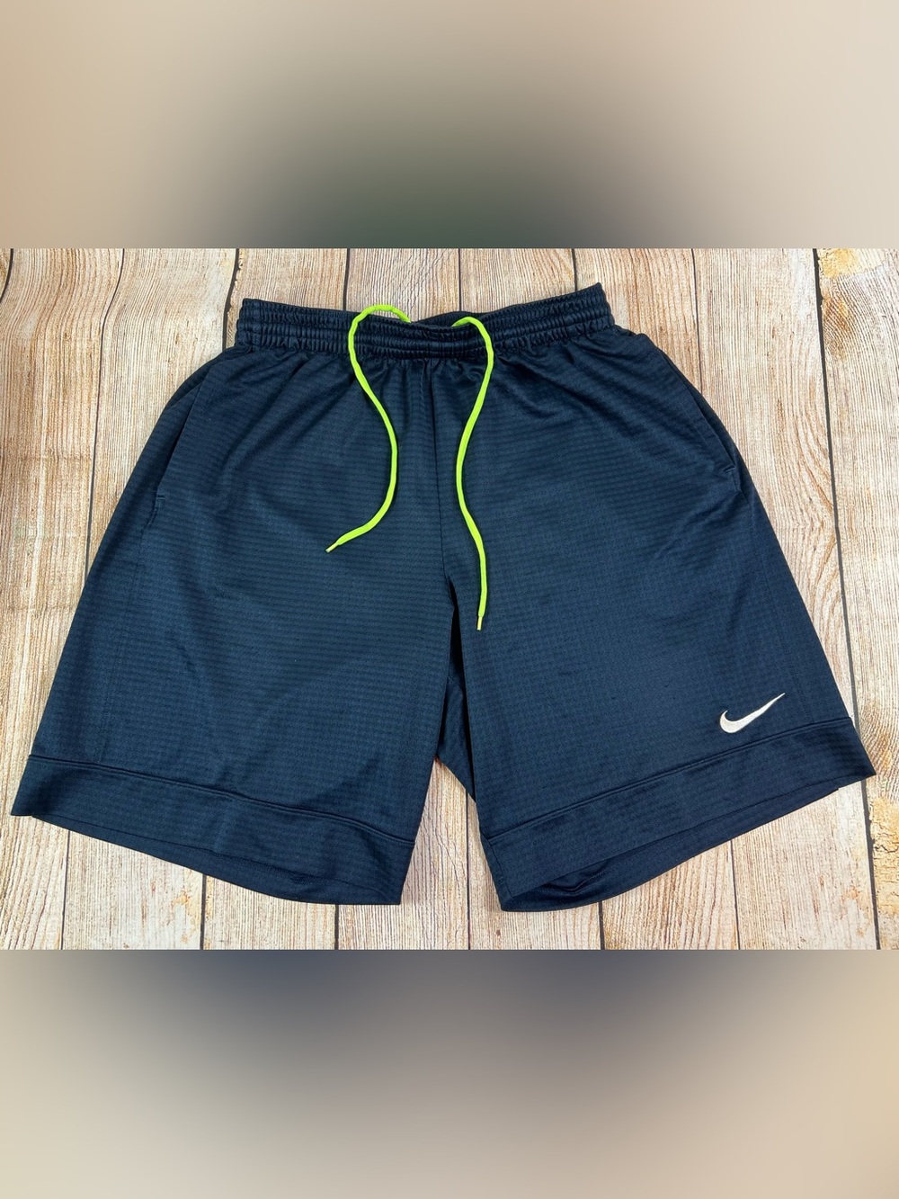 Mens Nike Fast break Dri Fit Basketball Shorts Navy Blue Size Large